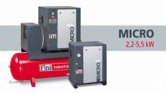 картинка Компрессор винтовой Fini MICRO SE 2.2-10 M - 200, ременной привод от компании Нова Механика